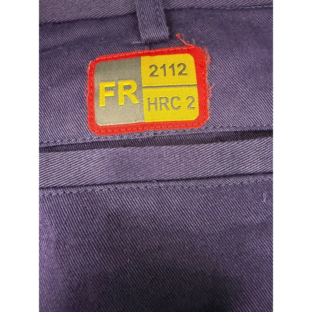 Just In Trend FR Work Pants Navy Blue Reflective Striped HRC 2 Mens 42x34